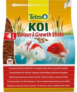 Корм для прудовых рыб Tetra Pond KOI COLOUR GROWTH STICKS /для рыб длиной более 25 см/ 4 л. (1,2 кг.) - фото 22024