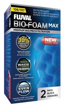 Губка Bio Foam MAX для фильтра Fluval 106/107. - фото 22090