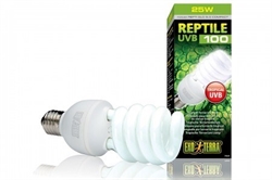 Лампа Exo Terra Reptile UVB100 Compact 5.0, 25 W - фото 22173