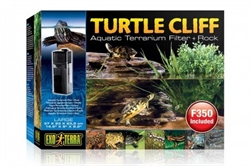 Черепашья скала Exo Terra Turtle-Cliff с фильтром для воды 34x21x22.5 см. - фото 22283