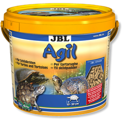 JBL Agil - Основной корм для водных черепах длиной 10-50 см, палочки, 10,5 л (4200 г) - фото 22819