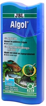 JBL Algol - Кондиционер д/борьбы с водорослями в пресн аквариуме, 250 мл на 1000 л - фото 22838
