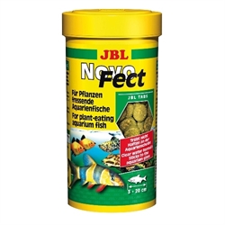 JBL NovoFect - Корм для растительноядных рыб и креветок в таблетках, 250 мл (150 г) - фото 23004