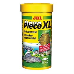 JBL NovoPleco XL - Основной корм для больших кольчужных сомов, тонущие чипсы, 250 мл (125 г) - фото 23025