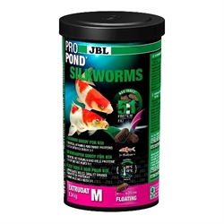 JBL ProPond Silkworms M - Лакомство "Шелкопряды" д/кои 15-85 см, гран 15 мм, 0,34 кг/1л - фото 23133