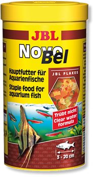 JBL NovoBel - Основной корм для пресноводных аквариумных рыб, хлопья, 100 мл (18 г) - фото 23318