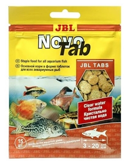 JBL NovoTab - Основной корм для пресноводных аквариумных рыб, таблетки, саше 15 г - фото 23336