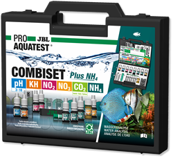 JBL ProAquaTest Combi Set Plus NH4 - Набор тестов для определения параметров воды: pH,KH,NO2,NO3,CO2 + NH4 (для пресноводных аквариумов) - фото 23367