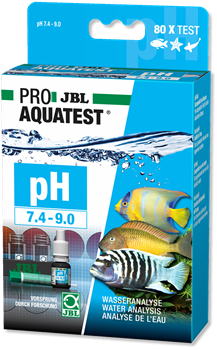 JBL ProAquaTest pH 7.4-9 - Экспресс-тест рН в пресной и морской воде в диап. 7,4-9 - фото 23399