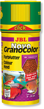 JBL NovoGranoColor CLICK - Основной корм для яркой окраски рыб, гранулы, 250 мл (118 г) - фото 23428