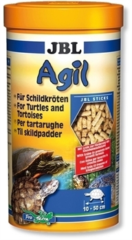 JBL Agil - Основной корм для водных черепах длиной 10-50 см, палочки, 1 л (400 г) - фото 23526