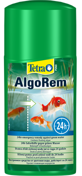 Кондиционер для воды Tetra POND ALGO REM /борьба с цветением воды и зелеными водорослями/ 250 мл. - фото 23635