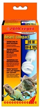 Sera Лампа reptil desert compact UV-B 10% 20 w - фото 23650