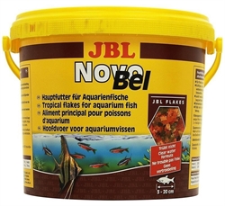 JBL NovoBel - Основной корм для пресноводных аквариумных рыб, хлопья, 5,5 л (950 г) - фото 24198