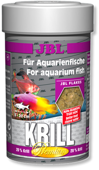 JBL Krill - Корм премиум-класса с крилем для пресноводных и морских рыб, хлопья, 250 мл (40 г) - фото 25179