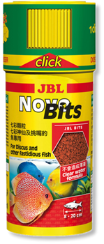 JBL NovoBits CLICK - Основной корм для привередливых аквариумных рыб, гранулы, 250 мл (110 г) - фото 25183