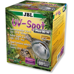 Очень мощная УФ лампа JBL UV-Spot plus дневного спектра для террариума, 160 Вт. - фото 25363