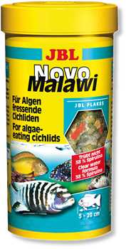 JBL NovoMalawi - Основной корм для растительноядных цихлид, хлопья, 1 л (160 г) - фото 25730