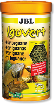 JBL Iguvert - Основной корм в форме палочек для игуан и ящериц, 250 мл (105 г) - фото 25760