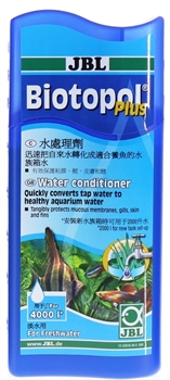 JBL Biotopol plus - Кондиционер д/воды с высоким содержанием хлора, 250 мл на 4000 л - фото 26766