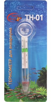 Термометр для аквариума Aqua Reef на присоске (толстый) ТН-01 - фото 27224
