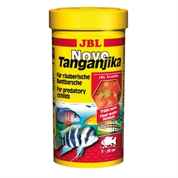 JBL NovoTanganjika - Основной корм в форме хлопьев для хищных цихлид, 250 мл (45 г) - фото 28009