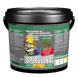 JBL Spirulina - Основной премиум-корм для растительноядных рыб, хлопья, 5,5 л (950 г) - фото 28113