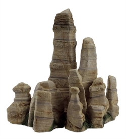 ArtUniq Hewn Rock S - Декоративная композиция из пластика "Обтёсанные скалы", 24,5x15x25,5 см - фото 28590