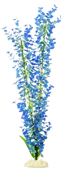 Пластиковое растение Barbus Бакопа синяя 50 см. - фото 28947