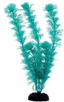Пластиковое растение Barbus Кабомба зеленый металлик 20 см. - фото 28964