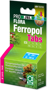 JBL Ferropol Tabs - Корневое удобрение для растений в пресноводном аквариуме, 30 таблеток. - фото 30501