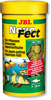 JBL NovoFect - Корм для растительноядных рыб и креветок в таблетках, 100 мл (58 г) - фото 31030