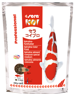 Корм для прудовых рыб Sera KOI Prof. Spirulina Color 2,2 кг - фото 31057