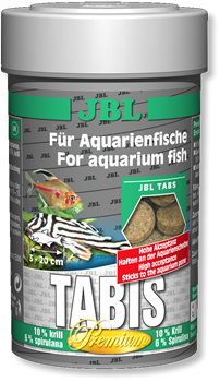 JBL Tabis - Дополнительный премиум-корм для пресноводных и морских рыб в таблетках, 100 мл (60 г) - фото 31071