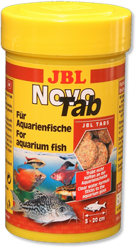 JBL NovoTab - Основной корм для пресноводных аквариумных рыб, таблетки, 100 мл (60 г) - фото 34598