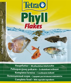 Корм для растительноядных рыб Tetra PHYLL /хлопья/   12 г. - фото 34931