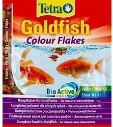 Корм для золотых рыб Tetra GOLDFISH COLOR FLAKES /хлопья/   12 г. - фото 34975