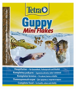 Корм для гуппи Tetra GUPPY MINI FLAKES /хлопья/   12 г. - фото 34988