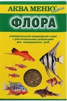 Корм для рыб Аква Меню Флора 30 г. /хлопья/ - фото 35413