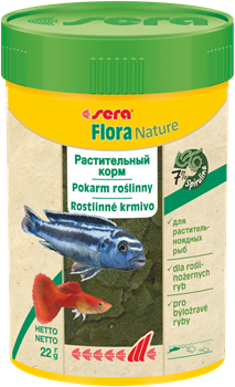 Корм для рыб растительный в хлопьях Sera FLORA NATURE  100 мл 22 г. - фото 35638