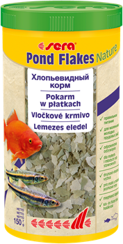 Корм для прудовых рыб Sera POND FLAKES 1 л (150 г) - фото 35794