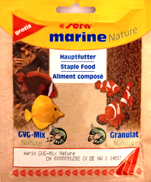 Корм для морских рыб Sera GVG-mix Marin nature 5 г. - пробник - фото 35979