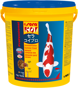 Корм для прудовых рыб Sera KOI Professional лето 7 кг. ведро - фото 36055