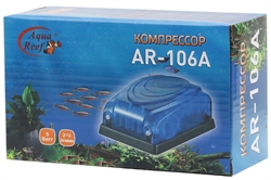 Компрессор Aqua Reef AR-106А для аквариумов 60-100 литров /двухканальный/ - фото 36226