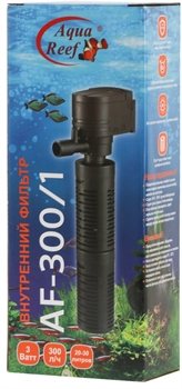 Фильтр-помпа Aqua Reef ARF - 300/1, на 30-40л, 3w, 300л/ч - фото 36234