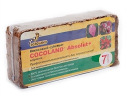 Субстрат кокосовый Cocoland Absolut Plus /брикет/ 7 л. - фото 45806