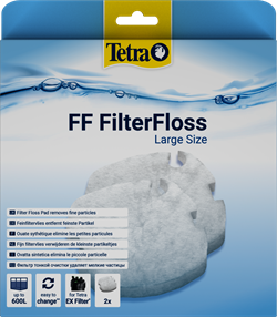 Фильтрующий материал FF FilterFloss Large для фильтров Tetra ЕХ 1200/1500 /синтепон/ 2 шт. - фото 45939