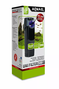 Фильтр внутренний с UV-стерилизатором Aquael UNIFILTER- 500-UV POWER /для аквариумов 100-200 л/, 500 л/ч - фото 46473