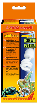 Sera Лампа reptil rainforest compact UV-B 5% 20 w - фото 47103