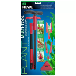 Мультитул с тремя насадками 3в1 Fluval Plant Multi-Tool 70 см. /инструмент для работ по уходу за аквариумом/ - фото 47174